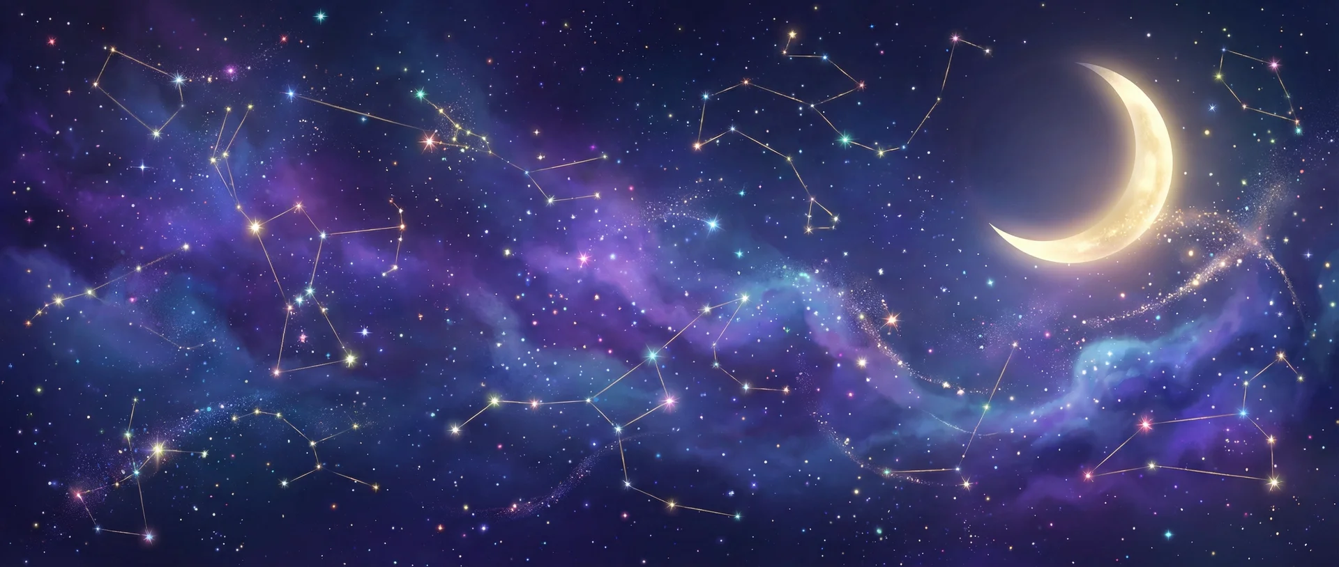 星空背景 - 网秦ceo | 每日星座运势与塔罗占卜